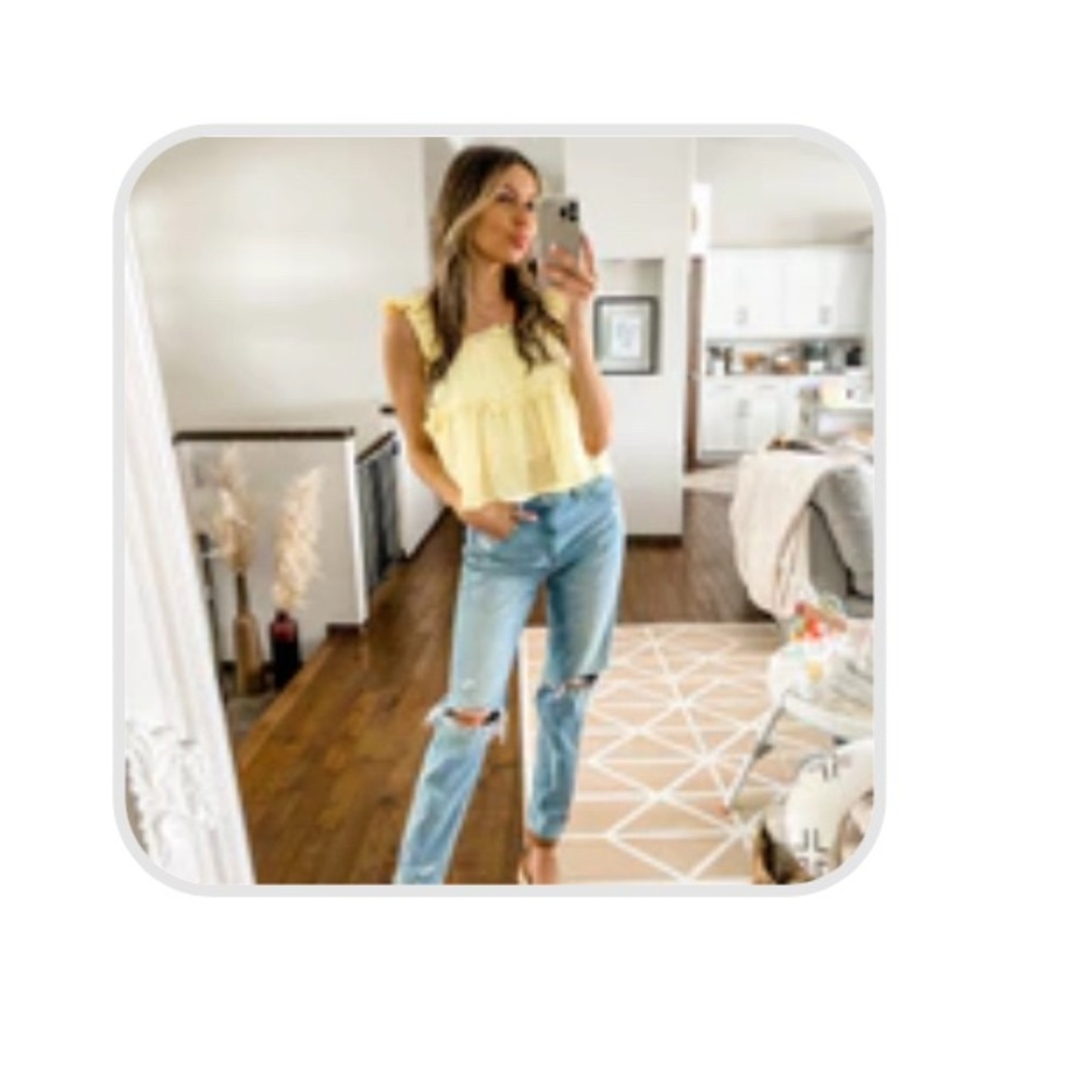 Yellow Lola Babydoll Top